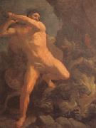 Guido Reni Hercules Vanquishing the Hydra (mk05) oil painting artist